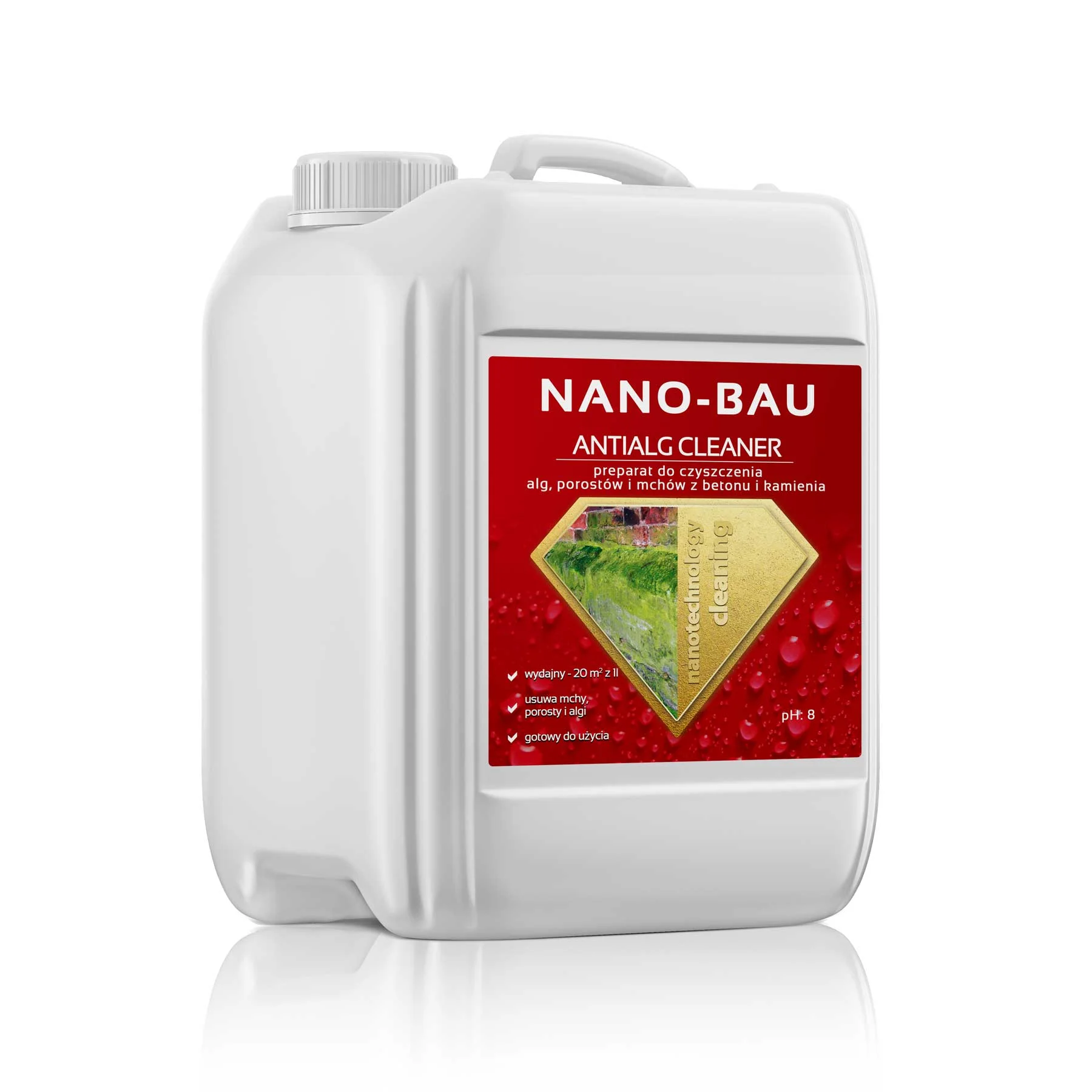NANO-BAU ANTIALG CLEANER preparat do usuwania zielonych wykwitów