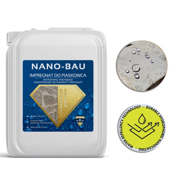 NANO-BAU bezbarwny impregnat do piaskowca