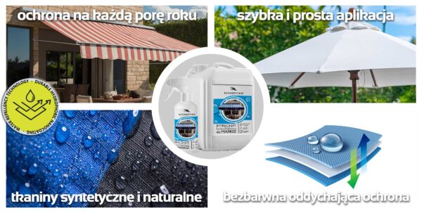 NanoTex płyn do impregnacji markiz i parasoli
