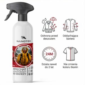 NanoTex środek impregnujący do odzieży