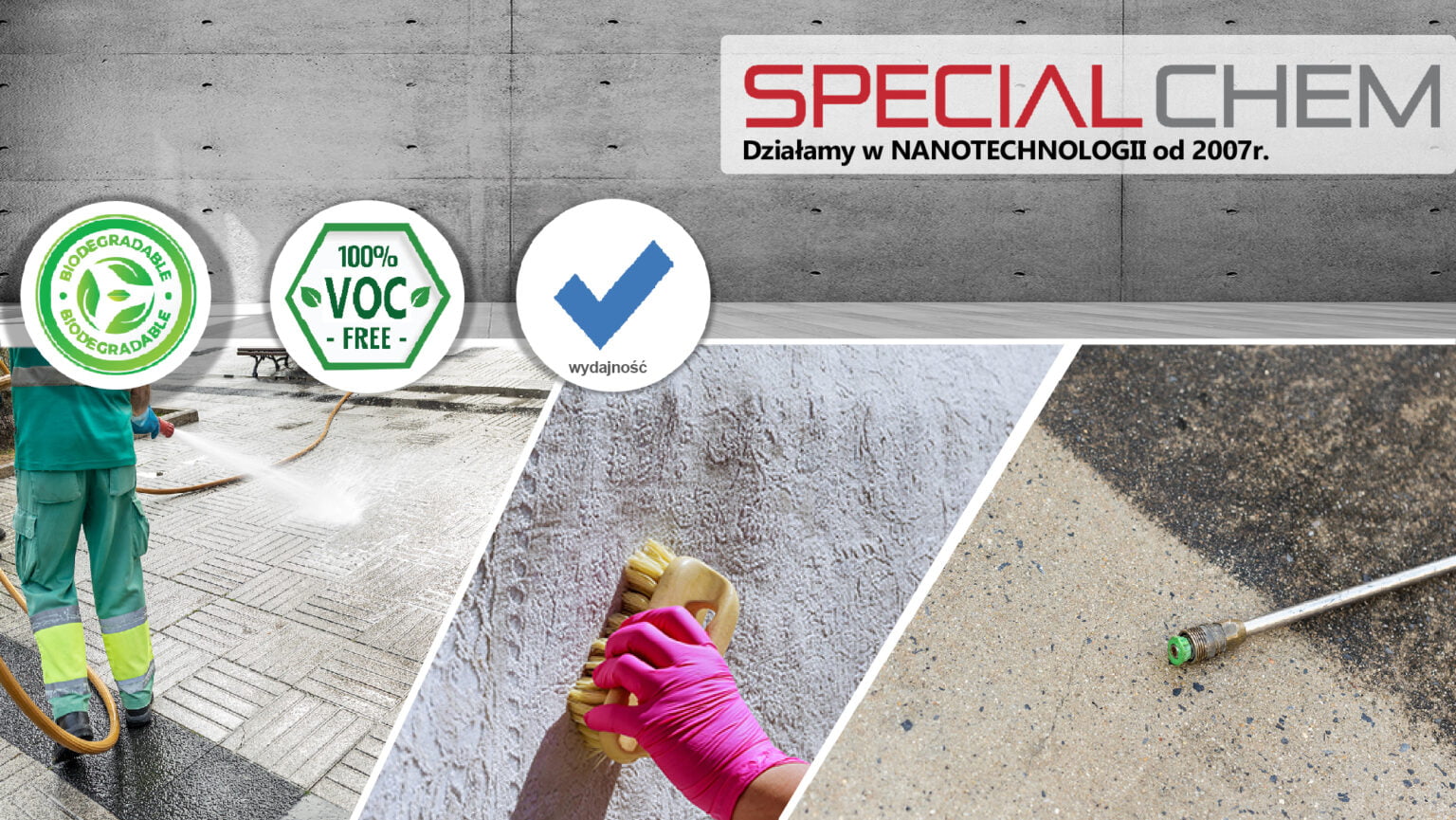 SPECIALCHEM BETON CLEAN Do Czyszczenia Betonu - Districhem.eu