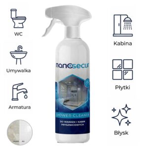 NANOSECUR shower cleaner do pszyniców