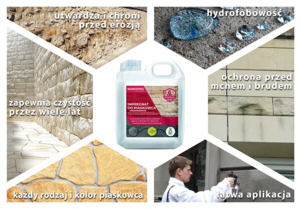 NANOPRO środek do impregnacji piaskowca