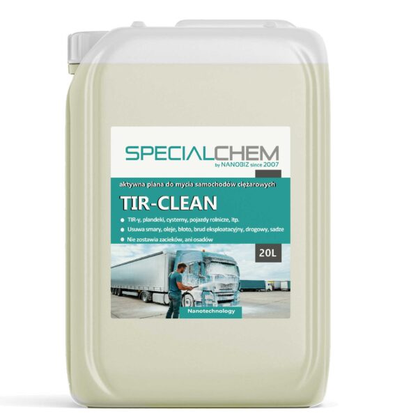SPECIALCHEM TIR CLEAN - aktywna piana do mycia ciężarówek - profesjonalny środek zasadowy do TIRów