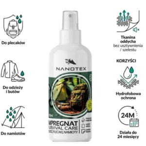 NANOTEX SURVIVAL CARE - Niezawodna Ochrona dla Twoich Tkanin i Namiotów