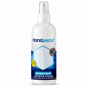 NANOSECUR impregnat do fug w butelce 60 ml — białe tło